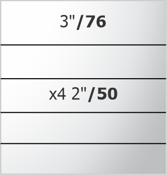 CL11 x 11.8"h directory with a 3" header