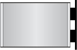 E200 x 6"h d/s sign frames on a wall bracket