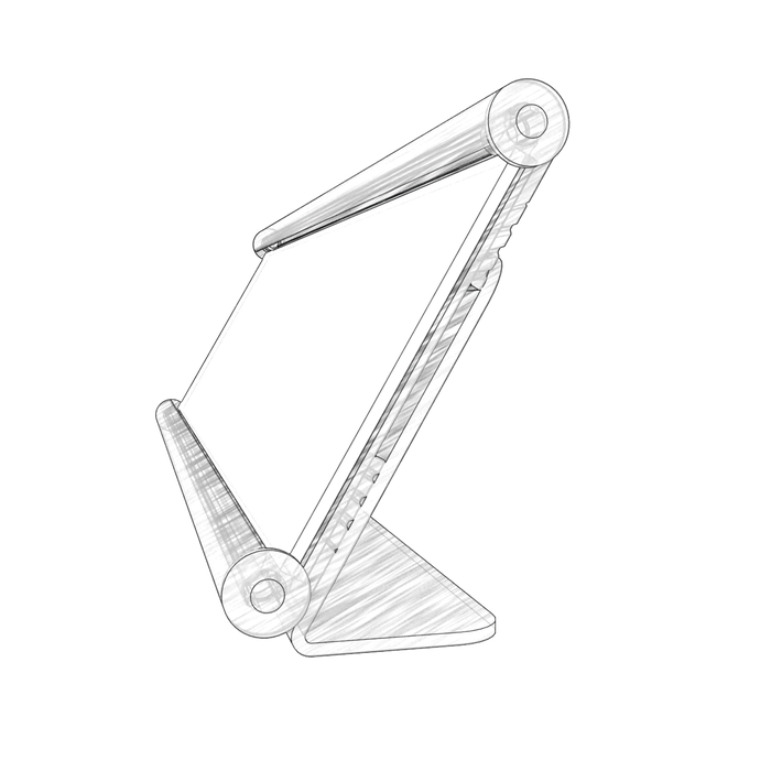 IN Letter x 11"w desktop sign frame