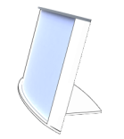 E80 x 3"h Kangaroo desktop sign frame