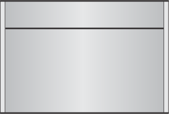 E300 X 8.125"h sign frame with a 2"header