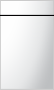 CL150 x 10.125"h sign frame with a 1.5" header