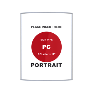 pc-Letter sign Frame