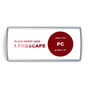 pc120 Sign Frame