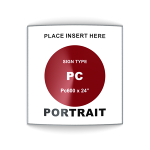 pc600 Sign Frame